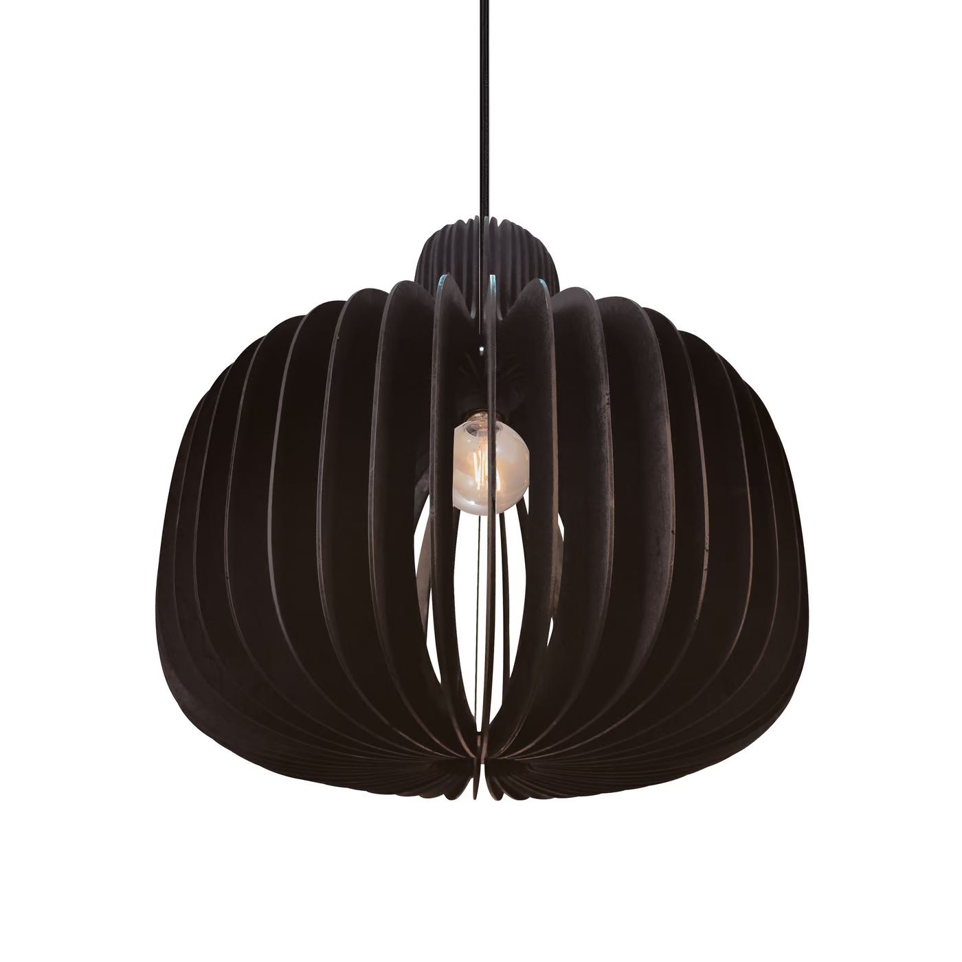 LED-Pendelleuchte 60W Hazo 43 sw E27 sym IP20 1LED LED austauschbar Ø430mm