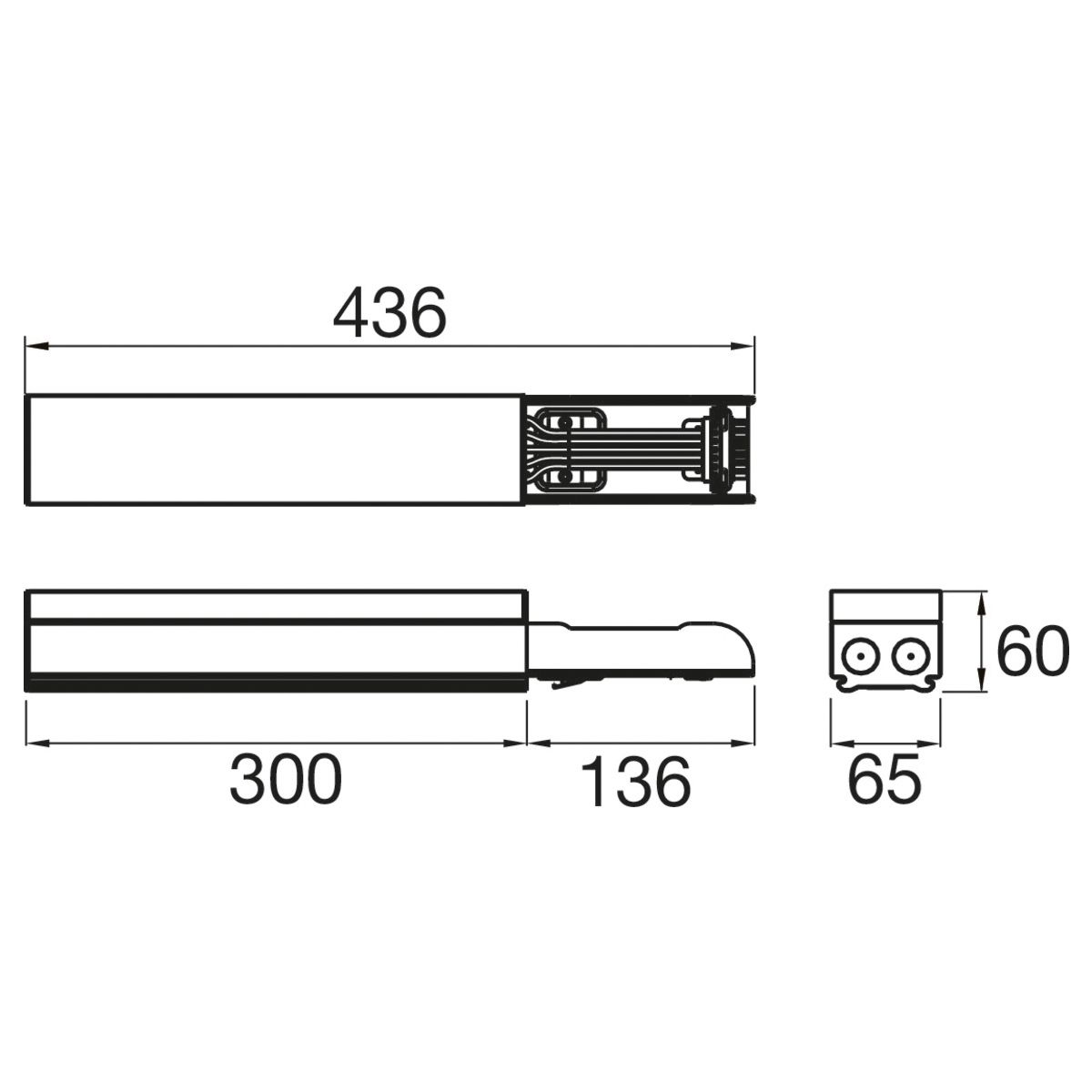 End-Einspeisung ws 5x2,5qmm 300mm