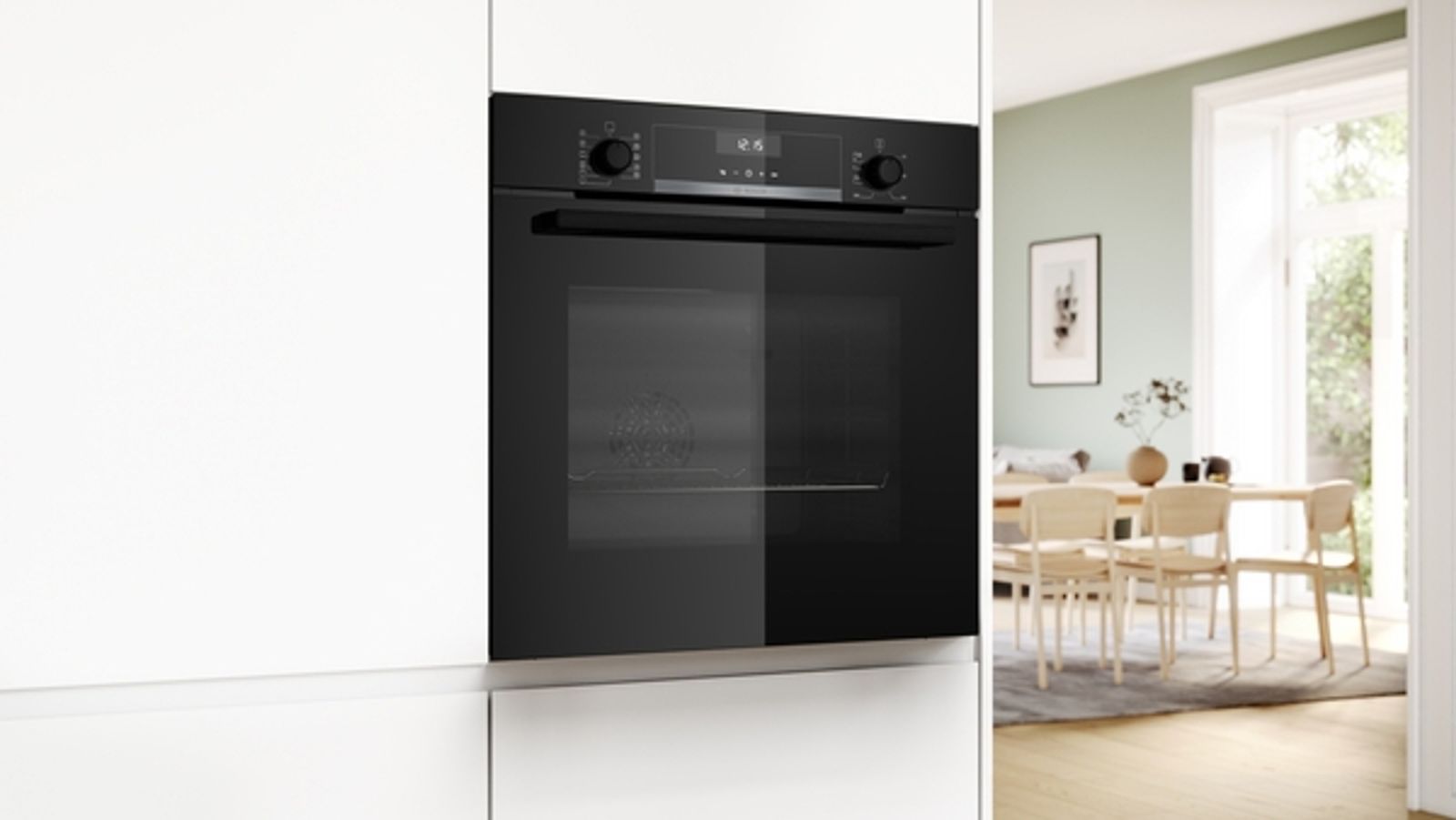 Backofen EB sw A+ Klapptür hydrolyt 71l Heißluft