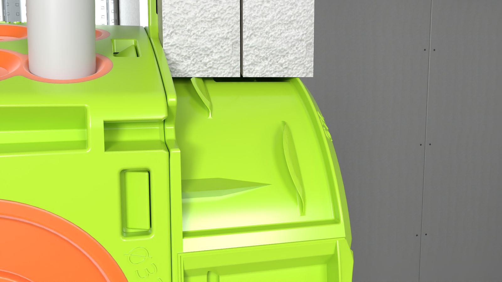 DNTdose HW luftd Hohlwanddosen Q-Serie Daten-/Netzwerktechnikdose 105x71x73mm