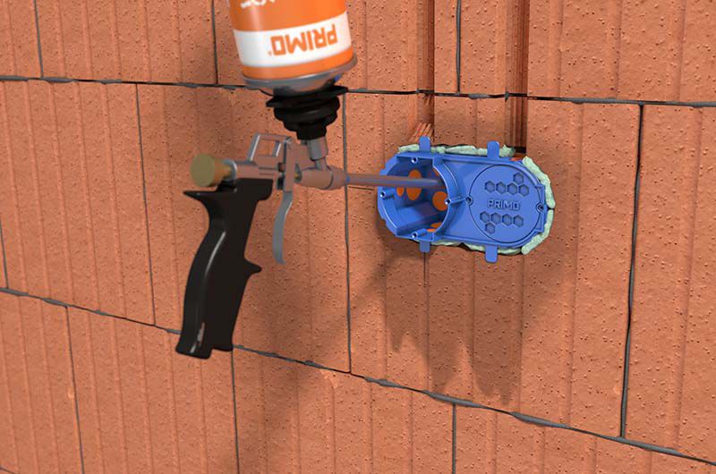 Elektronikdose UP oval lu 145x85x68mm Kst Luftdicht IP20 Ger/VerbDose/kast