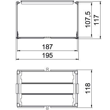 Stoßverbinder LF-K 120mm Stift ST hfr f.Funkterh