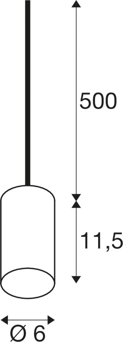 LED-Pendelleuchte 15W FITU gr E27 IP20 1LED LED austauschbar Ø60mm
