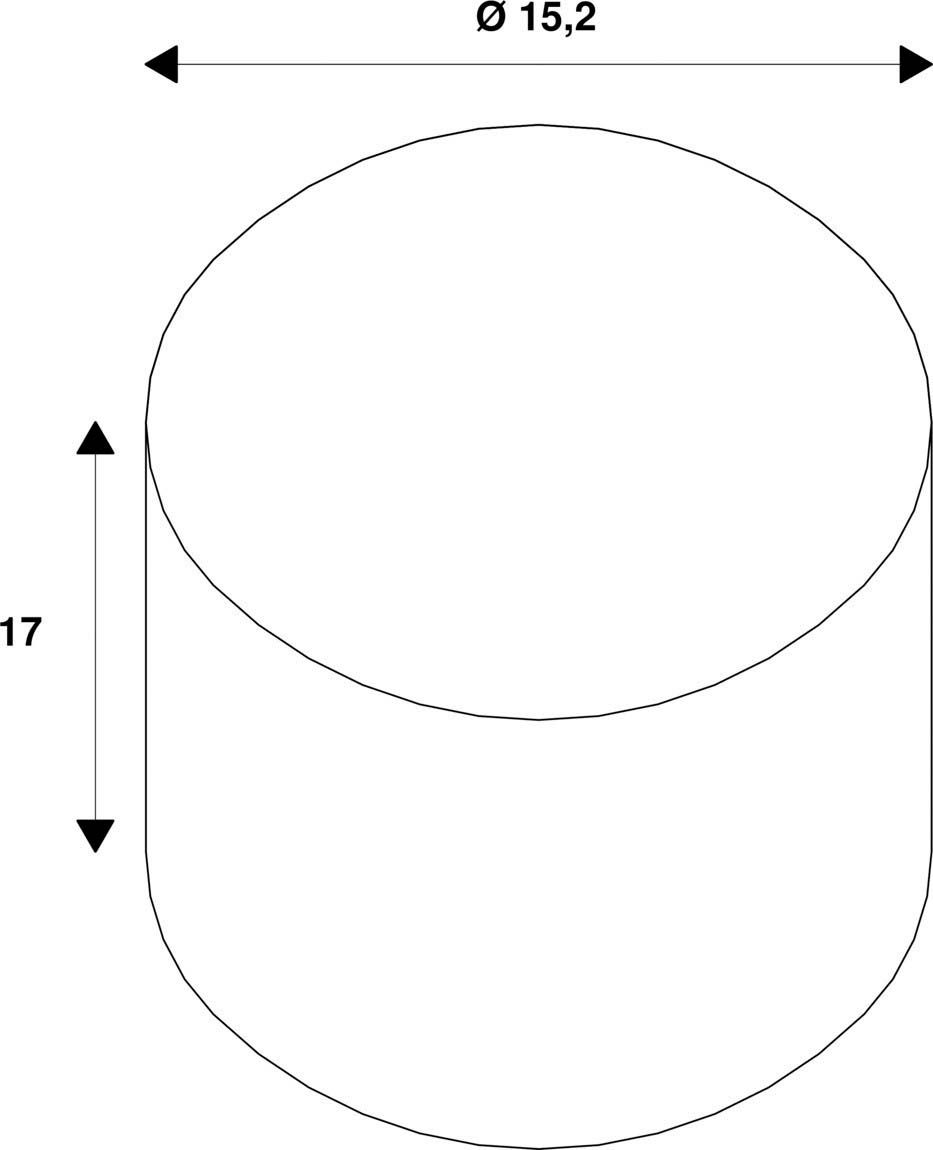 Leuchtenschirm sw LALU rund konisch