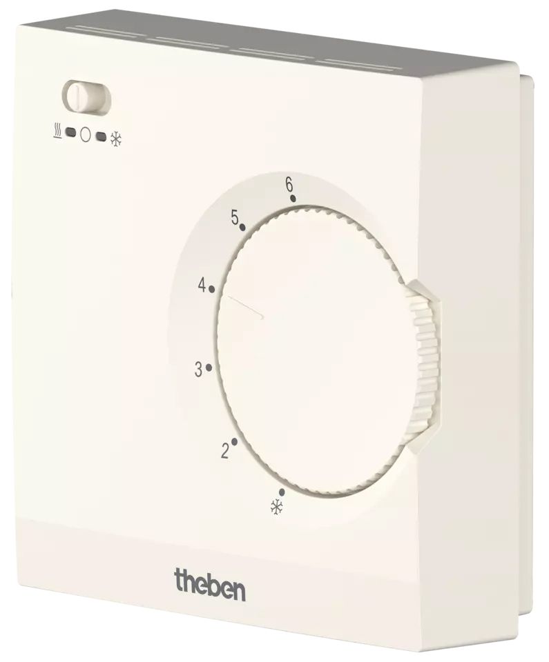 Raumtemperaturregler AP ws mt Basis+m.Geh Mit Vor-Ort Bedienung