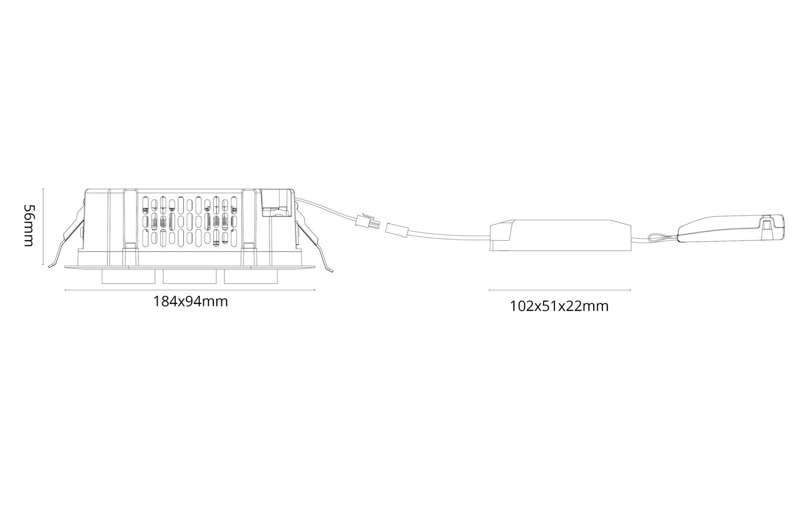 LED-Einbaustrahler 15W JUNISTAR 2700K ws 1040lm Konv 3LEDs Alu IP44 mt
