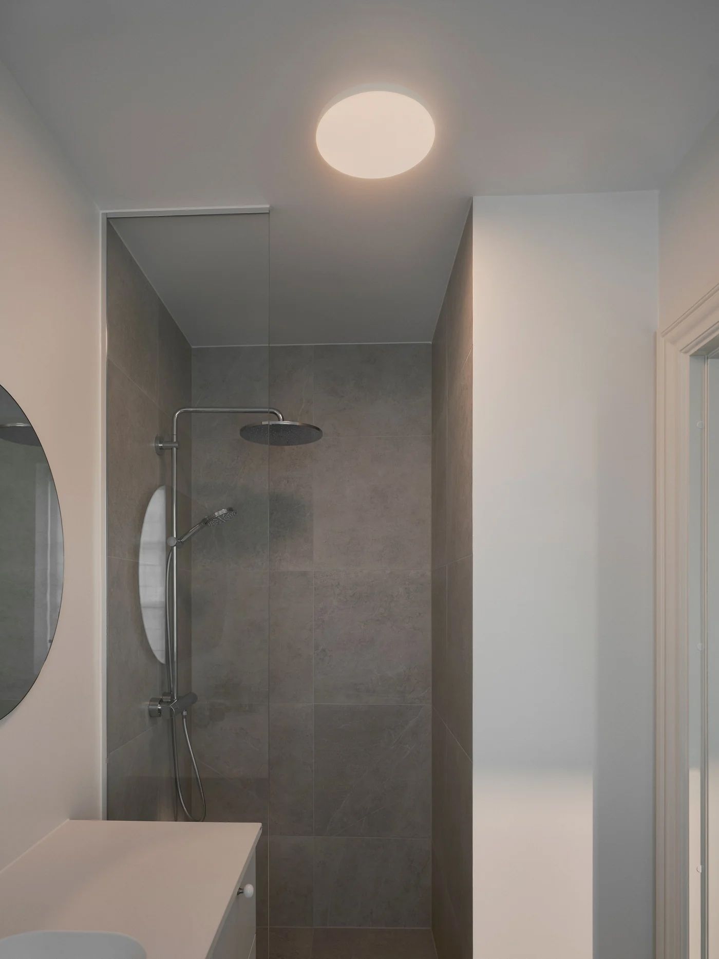 LED-Deckenanbauleuchte Serenova 28 15W 3000-5700K 1600lm ws Konv IP65 Ø280x65mm