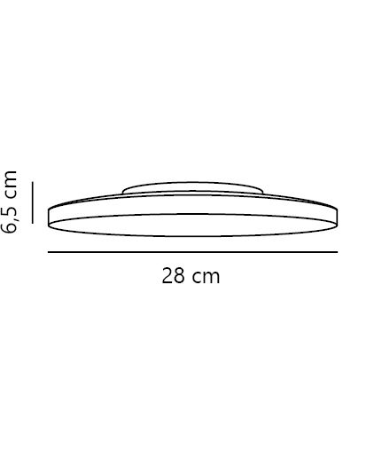 LED-Deckenanbauleuchte Serenova 28 15W 3000-5700K 1600lm ws Konv IP65 Ø280x65mm