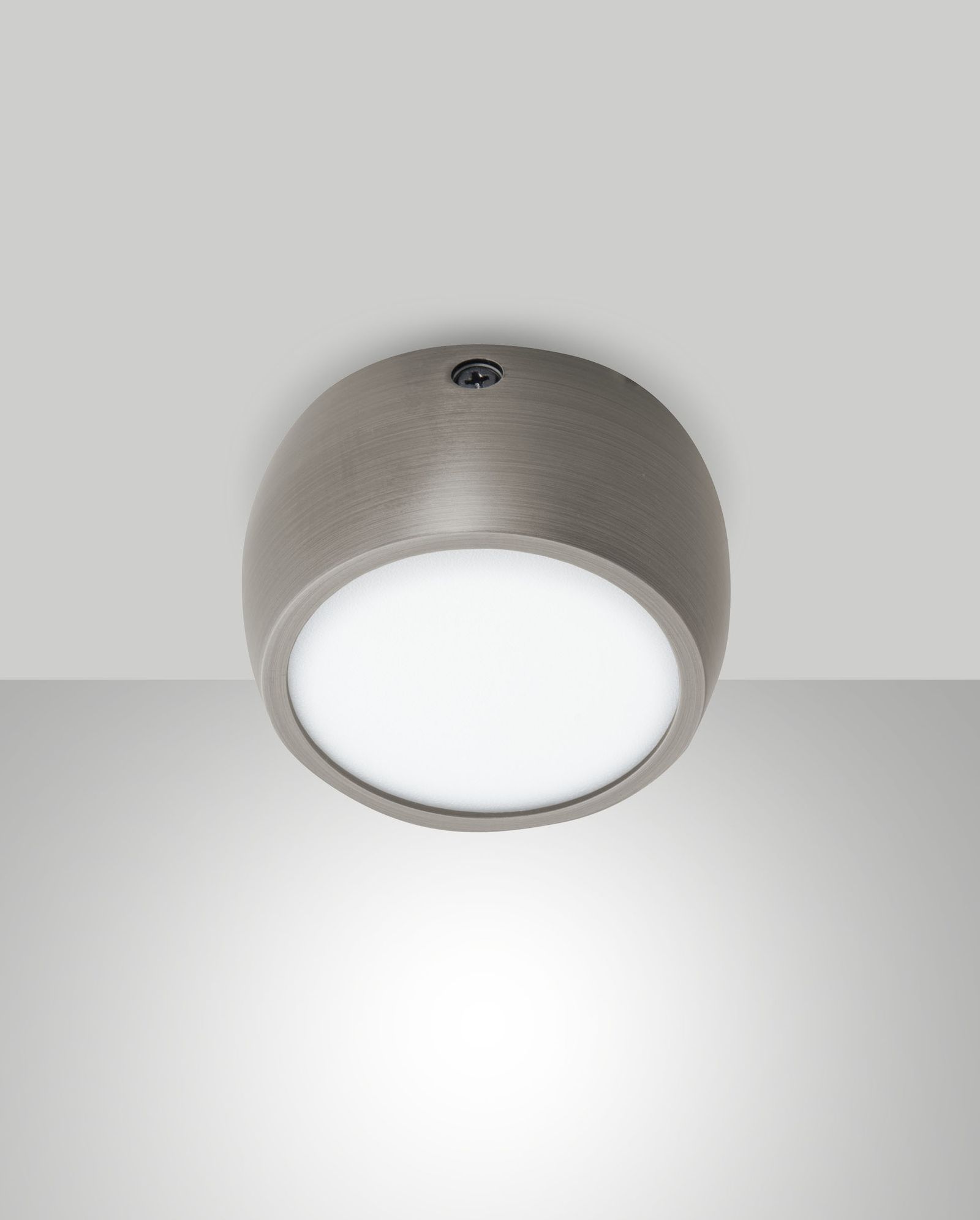 LED-Anbauleuchte Vasto 7W 2700-4000K gr 470lm Konv IP20 Ø80x40mm