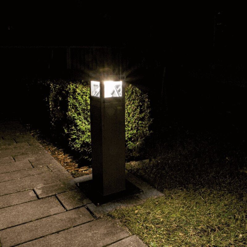 LED-Pollerleuchte 7,5W WAY IP65 3000K 800lm 1LED anth Alu Kst_strukt
