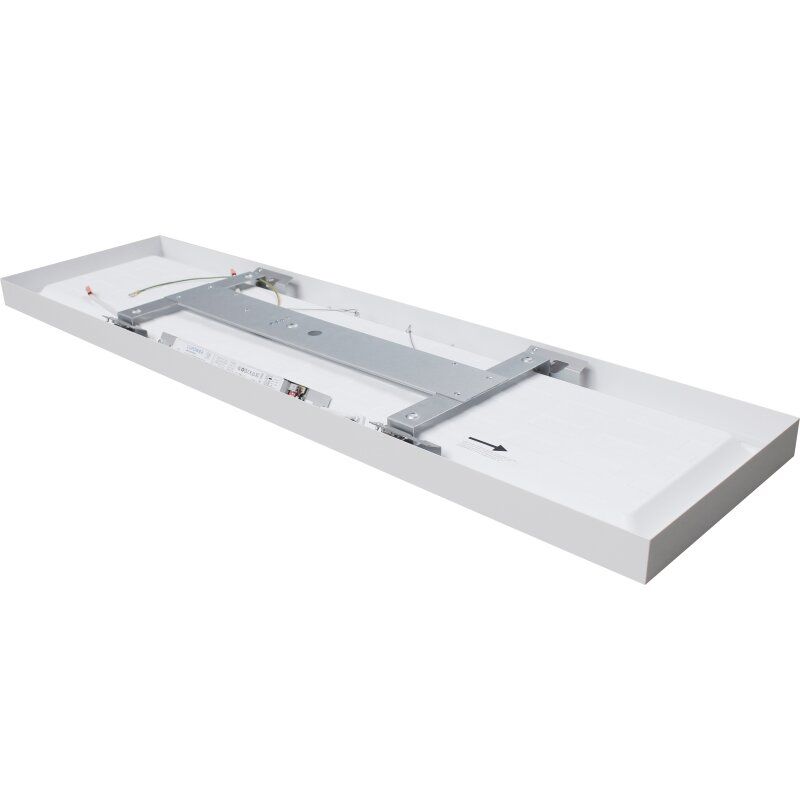 LED-Anbauleuchte PANELbig-ugr 37W 6110lm 3000-5700K ws IP40 1225x325x48mm