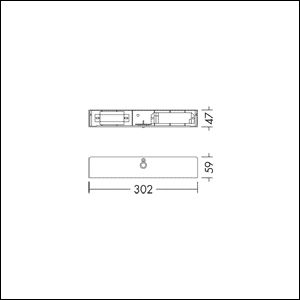 Notlichtbaustein 2,5W 3h Bereitsch LED auto.Selbstt