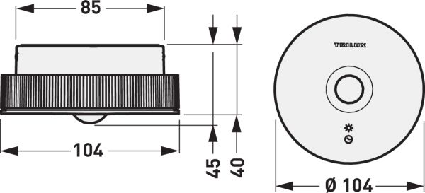 Anwesenheitssensor IP20