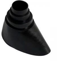 Gummitülle f.Bleipfanne schwarz