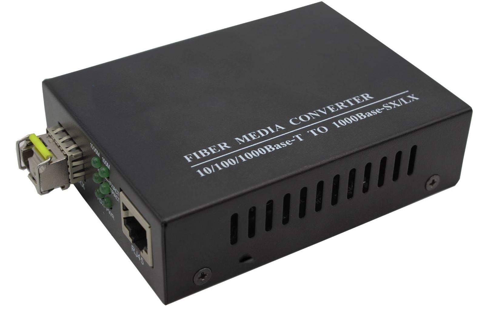 LWL-Medienkonverter Multimode 10/100/1000Mbit, 1xLC-Duplex - 1xRJ45