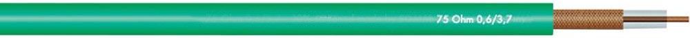 Koaxialkabel 75Ohm gn Eca VIDEO R100 Ø6,1mm Geflecht