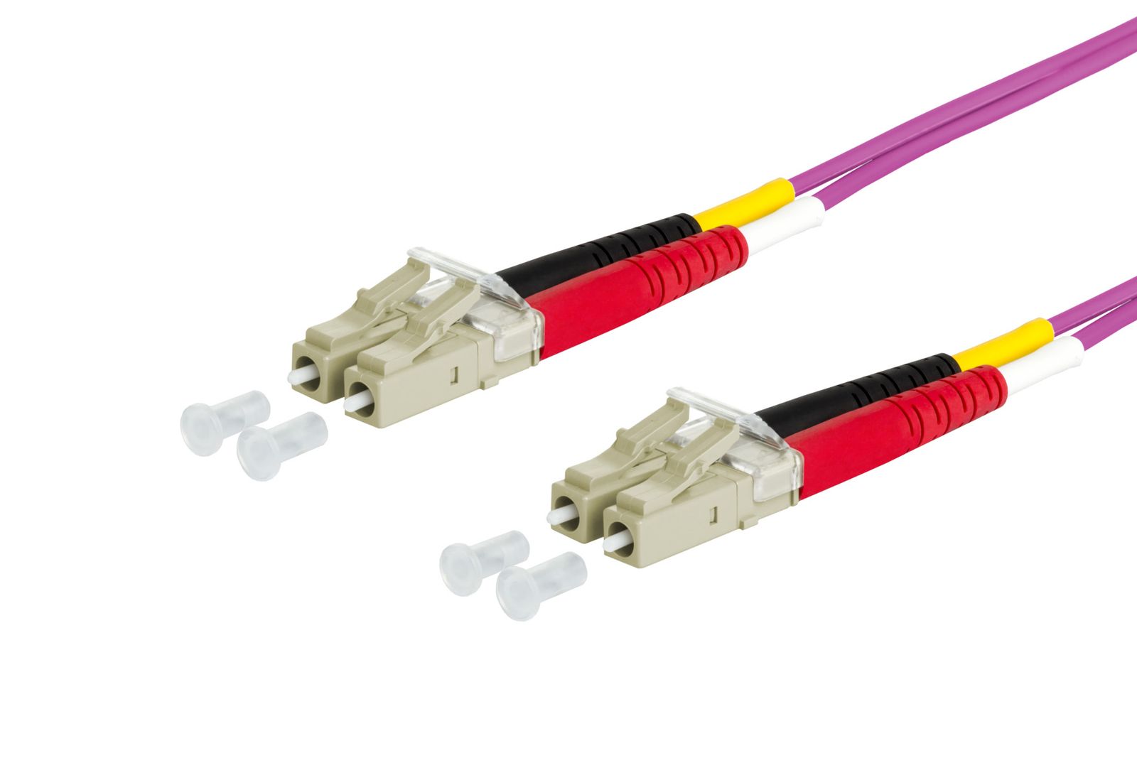 LWL-Patchkabel LC-D 50/125 OM4 2m vi MM50/125
