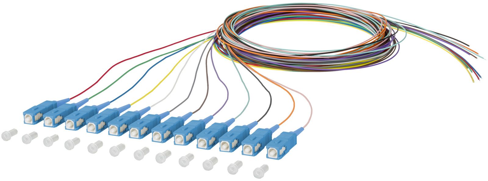 LWL-Pigtail SC SM OS2 2m mehrf Aderpigtail