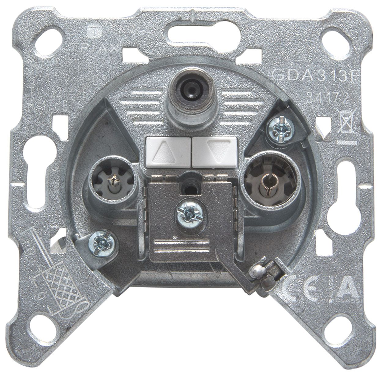 Durchgangsdose Sat/BK 3f 12,5dB/860 12dB/2150 2dB/860 Fernsp