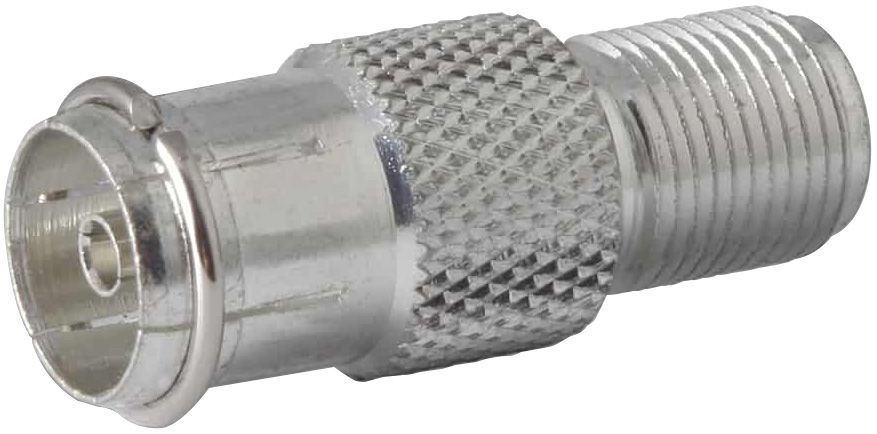 Koax-Adapter UHF IEC-Bu/F-Bu 75Ohm ger