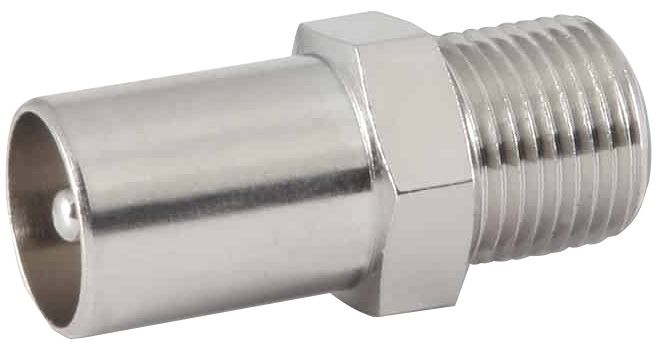 Koax-Adapter UHF IEC-St/F-Bu 75Ohm ger