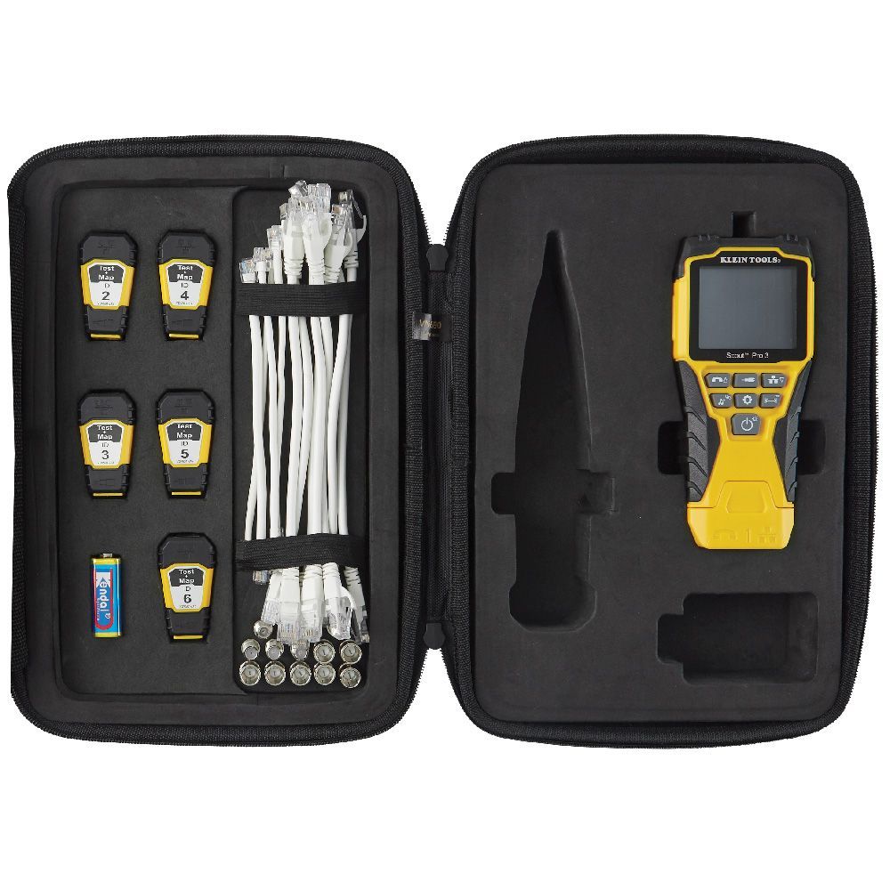 Scout Pro 3 Kabeltester mit PoE Testfunktion und Test n Map Remote Kit