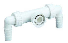 Dallmer Waschgeräte-Doppelanschluss 1", passend zum Waschgeräte-Siphon