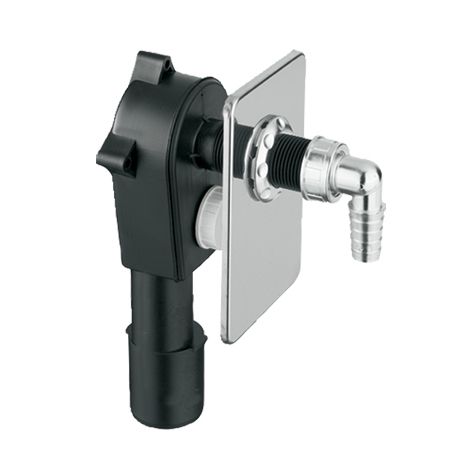 HAAS Unterputz-Geräte-Siphon OHA 4000 DN 40/50, für Waschmaschine und Geschirrspüler, ohne Montageplatte