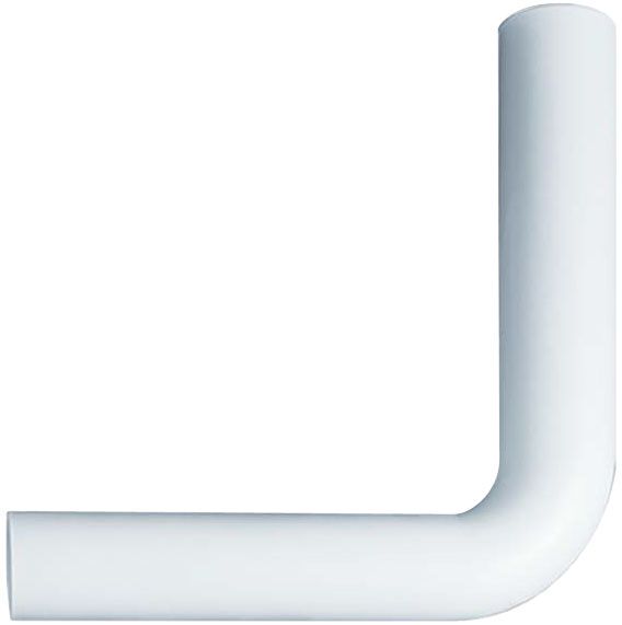 HAAS Spülrohrbogen 390/350 mm, 90Grad, 50/44mm, weiß