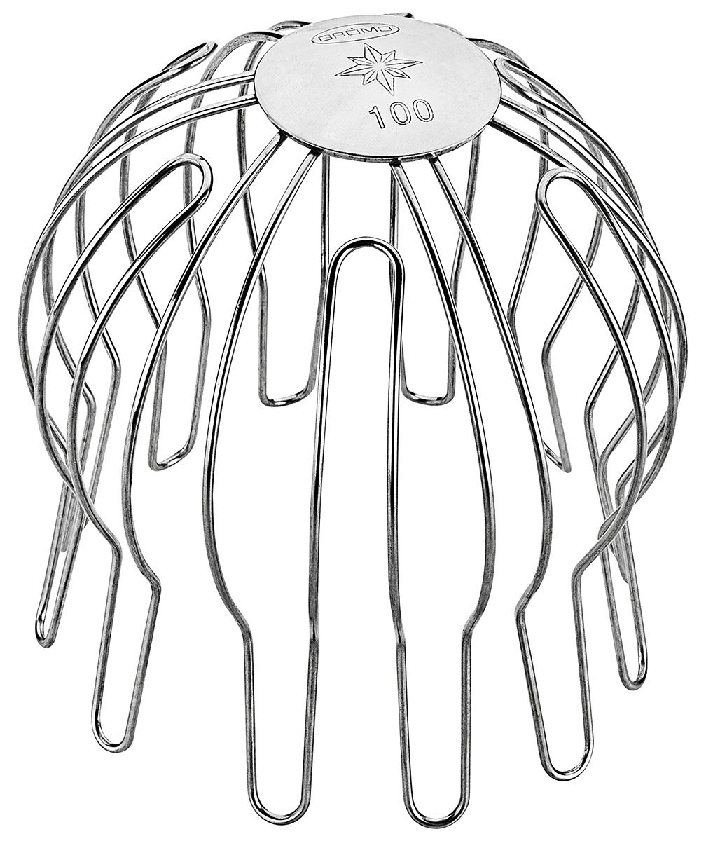 Grömo Edelstahl-Laubsieb 100 mm