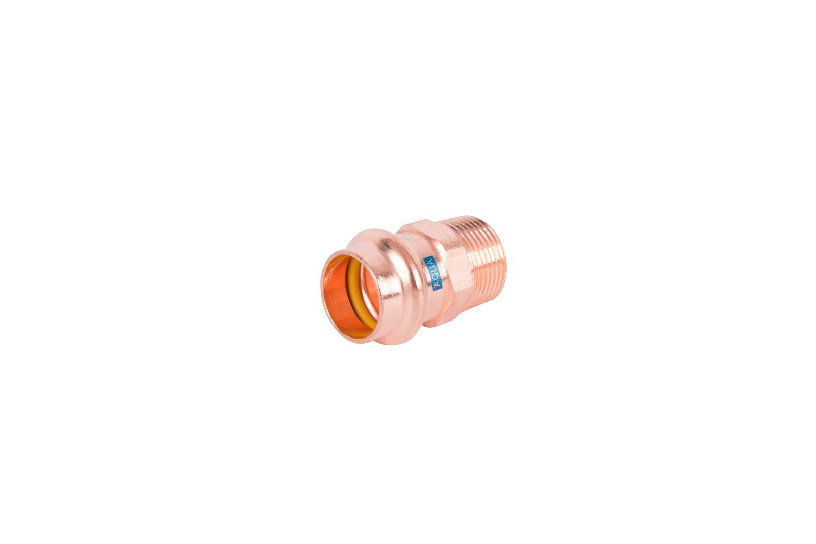 HS Übergang Press Copper AQUAGAS V 15 mm x 1/2", AG