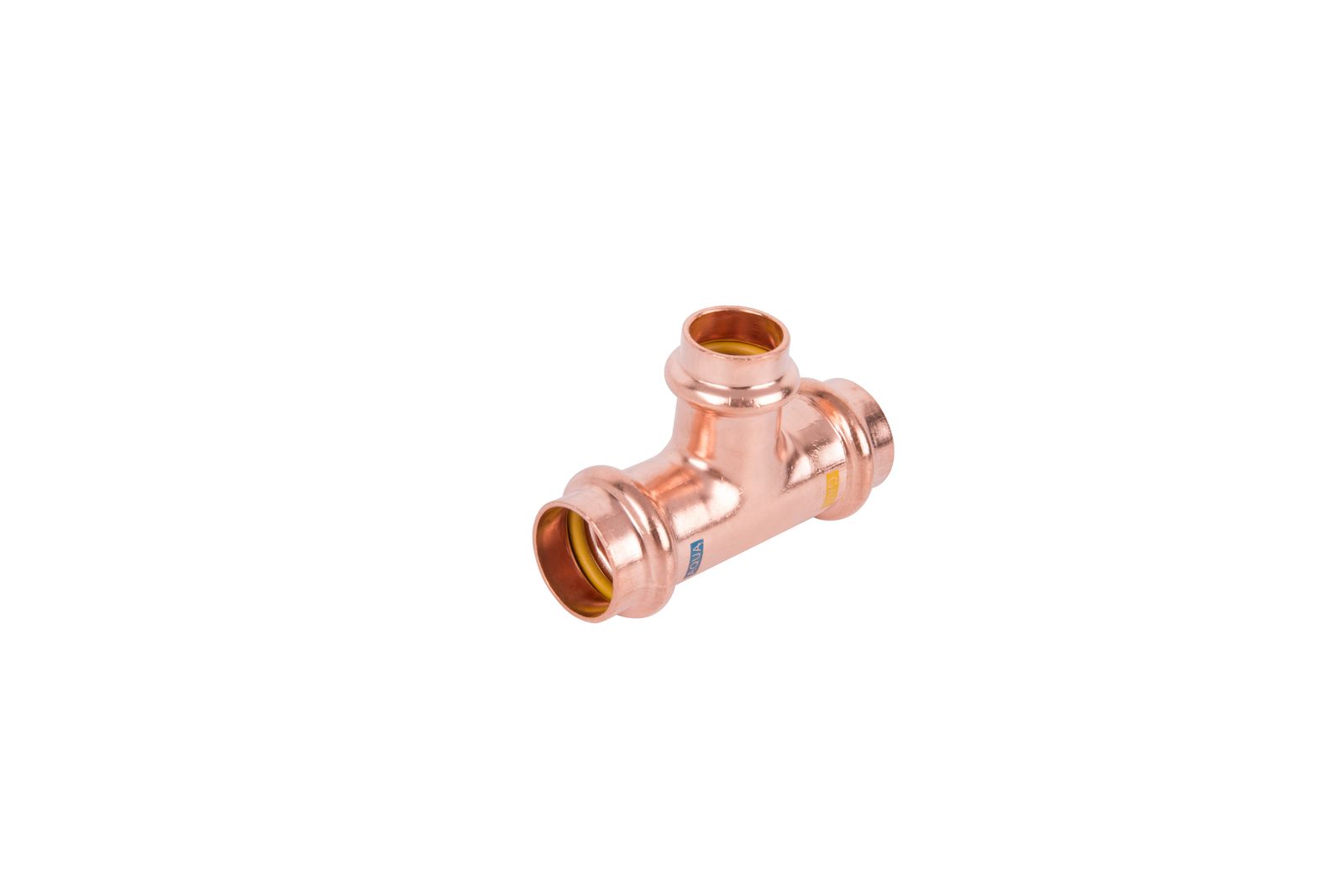 HS T-Stück Press Copper AQUAGAS V 22 x 15 x 22 mm, reduziert