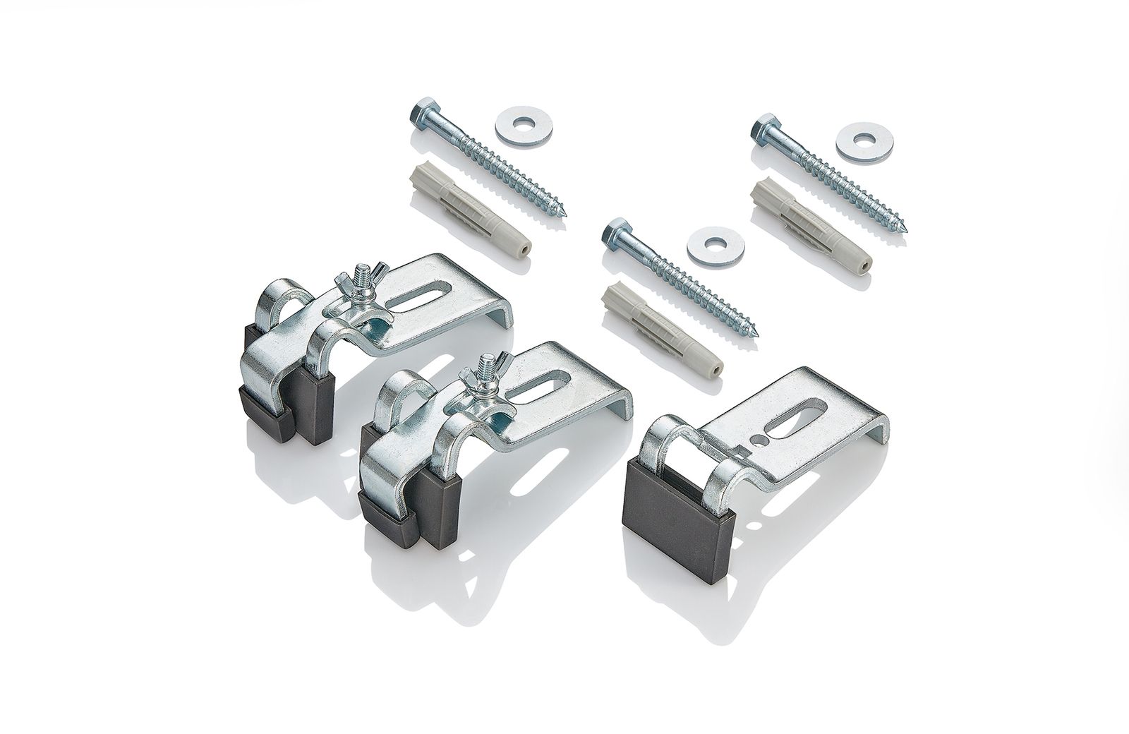 FORMAT Tec Wandanker Premium 3 Stück, für Acryl-, Stahl und Mineralgusswannen