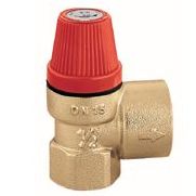 Caleffi Membran-Sicherheitsventil 1/2" IG x 3/4" IG, 3 bar, Leistung 50 kW