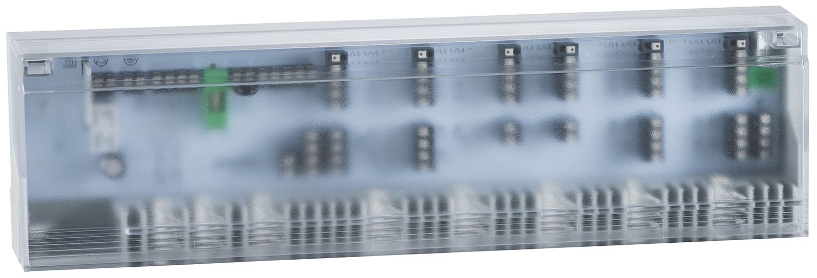 EMPUR Regelklemmleiste 10 Zonen, max. 18 Stellantriebe, 230 V, Heizen