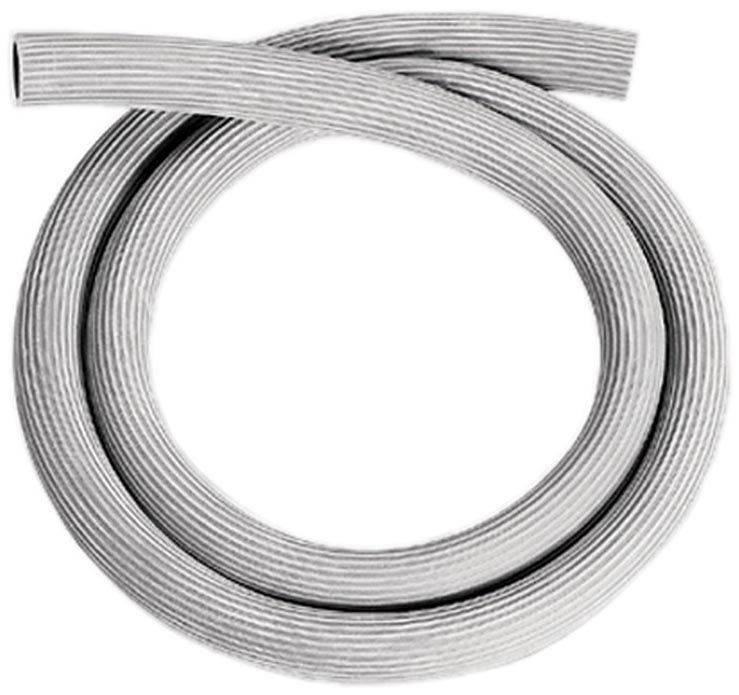 HAAS Ablaufschlauch 3/4", 2500 mm, Gummi, grau, für Wasch- und Spülmaschine