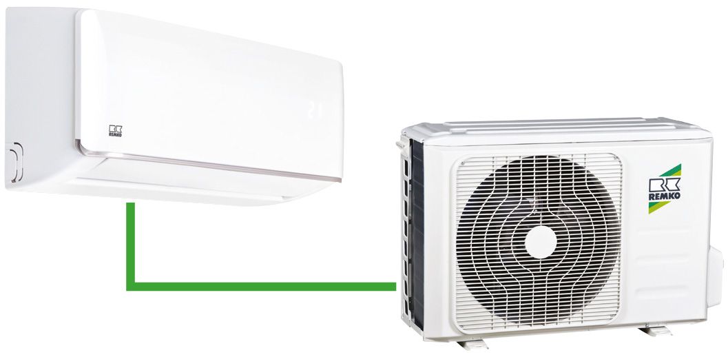 Single-Split-Klimaanlage 1-3,2kW ws m.FB 0,9-3,7kW/Heiz 802x297x189mm 7,4kg R32