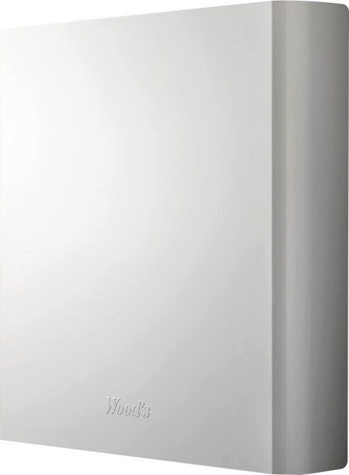 Luftreiniger Woods TALL155 ws bis 32m² ca.27dB, 12V, 1x Active ION HEPA Filter