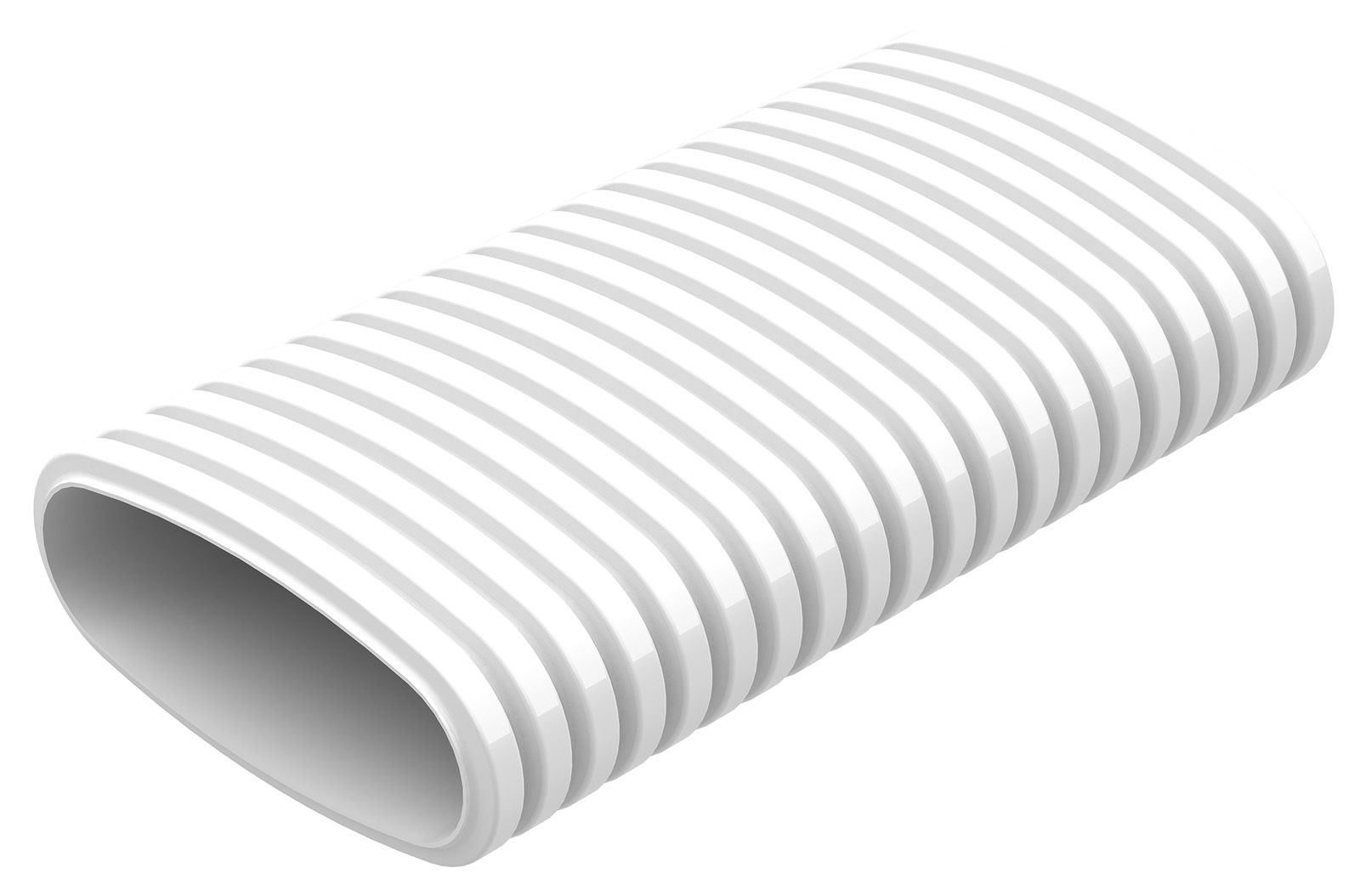 Wickelfalzrohr Lüftung L114mm ws Kanalende/Kanalende