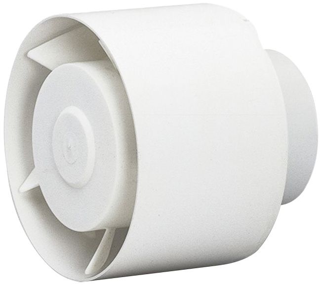 Kleinraumventilator 100mm 230V Standard 105cbm/h Rohranb Kst ws IP55 50Hz