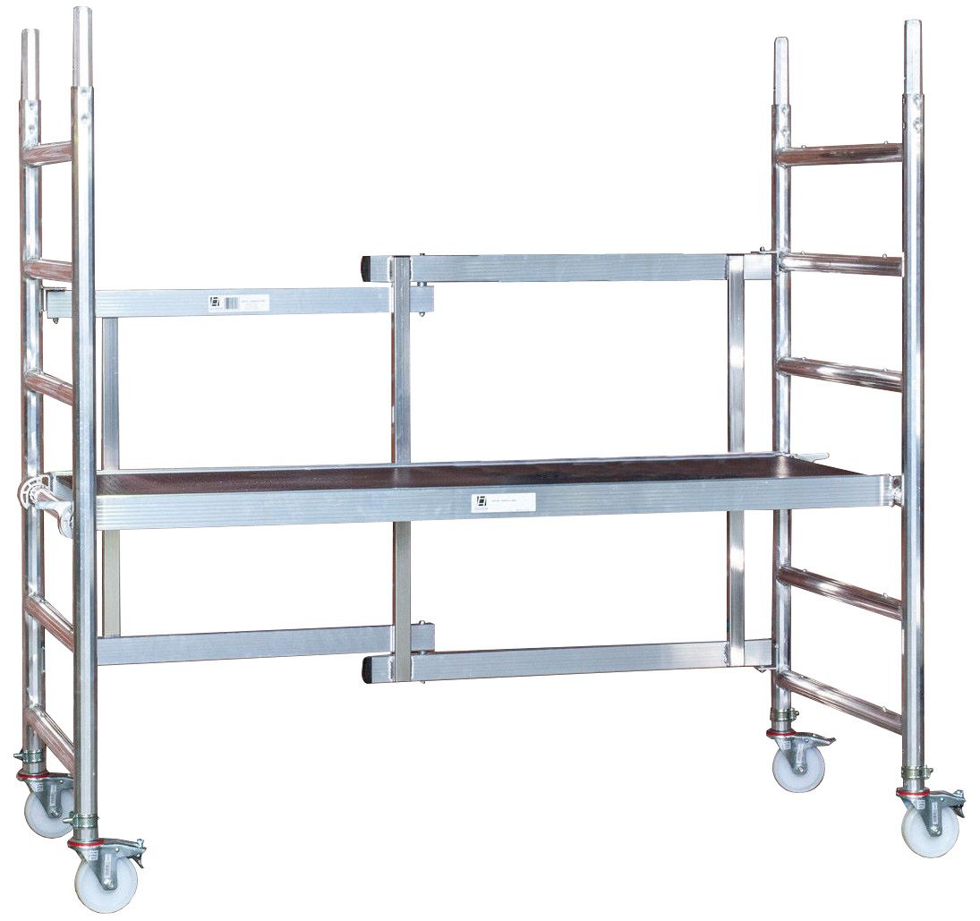 Klapp-/Fahrgerüst 0,75x1,90m Modul 1, Arbeitshöhe max. 3,00m