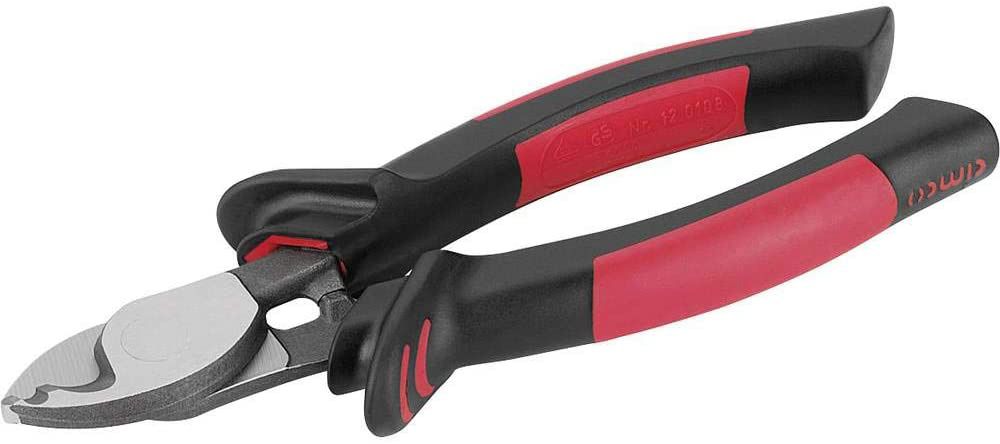 Kabelschere mech.Einhand Ø10mm 50qmm L160mm isol f.mehrdrähtige Leiter