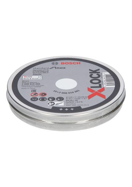 Trennscheibe X-LOCK 125x1mm f.Metall Geeignet für Metall