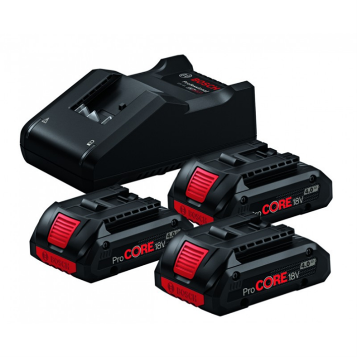 Starter Set ProCORE 18V 3x4Ah Akku +Schnelllader