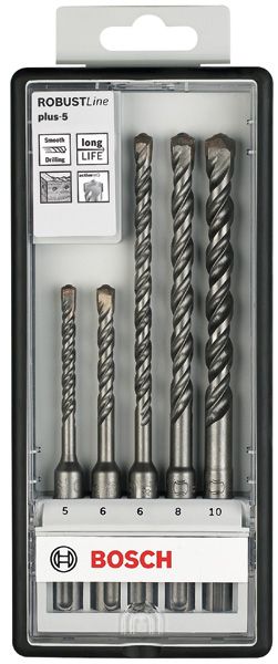 SDS plus-5 Hammerbohrer-S Bohrerset 5tlg KstBox