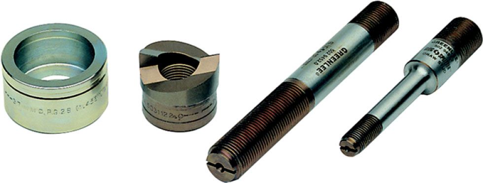 Blechlocher kompl Ø63,5mm VA hydr rnd Ø63,5mm Betätigungsart hydraulisch