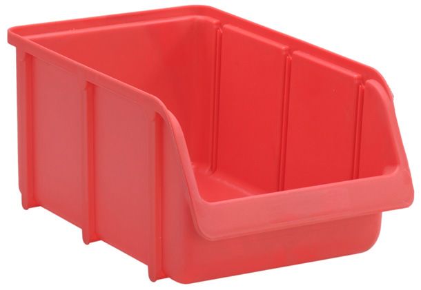 Lagersichtbox Gr.4 Kst rt 205x335x155mm