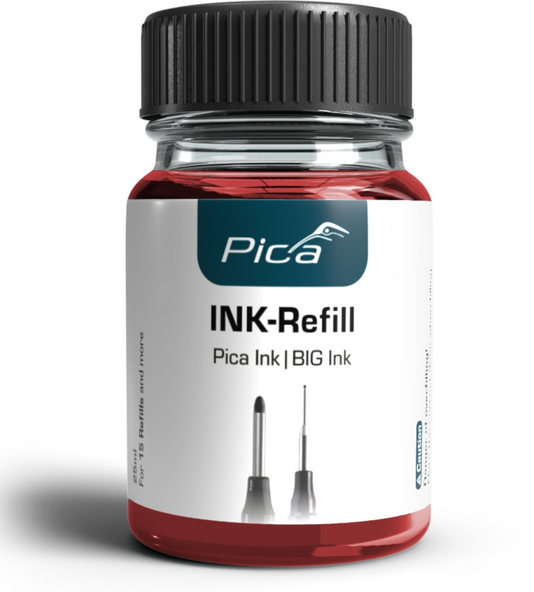 Nachfülltinte rot für Pica Ink & BIG Ink, UN1263SDS