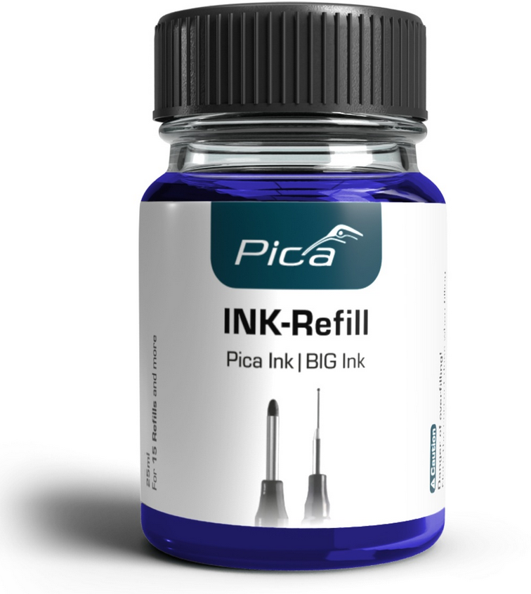 Nachfülltinte blau für Pica Ink & BIG Ink, UN1263SDS