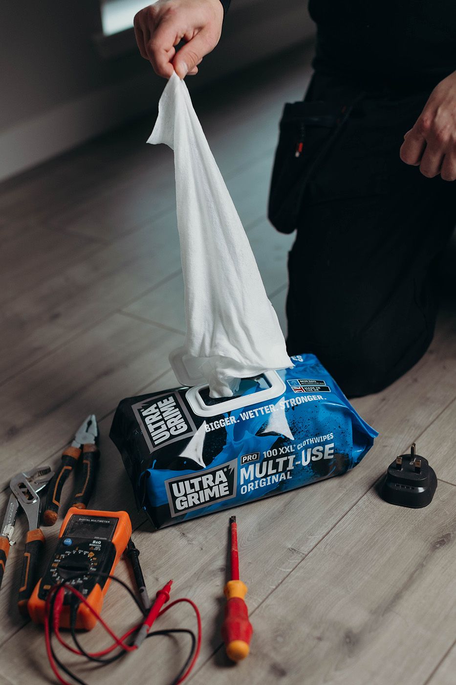 ULTRA GRIME Allzweck Reinigungstuch 100 Tücher in einem Pack